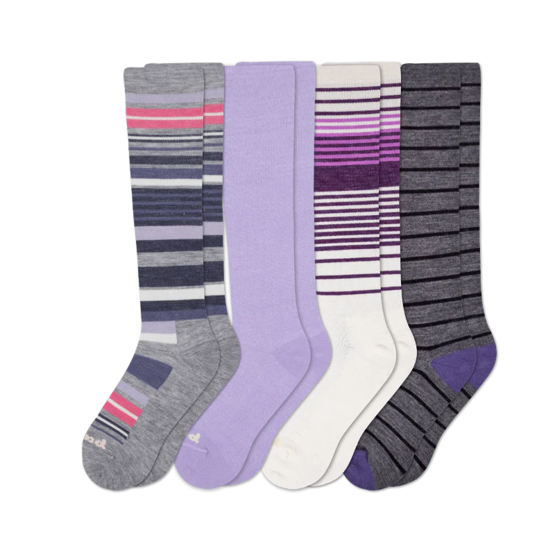 4 Pack - Women's Compression Socks - Image 127