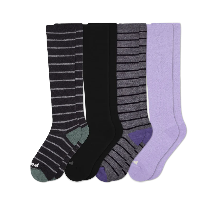 4 Pack - Women's Compression Socks - Image 128