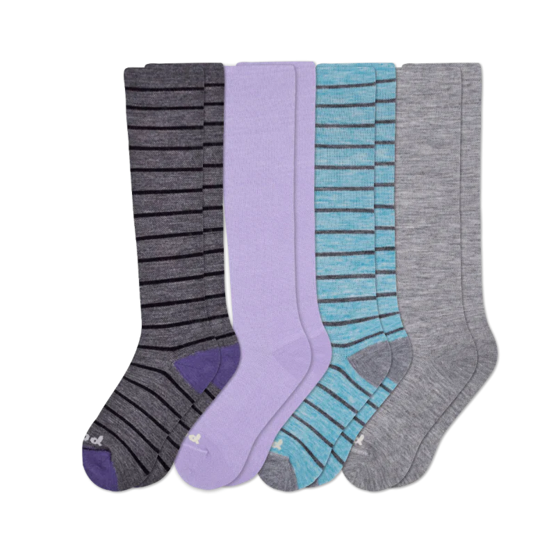 4 Pack - Women's Compression Socks - Image 129