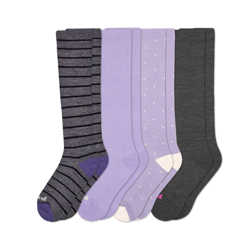 4 Pack - Women's Compression Socks - Image 130