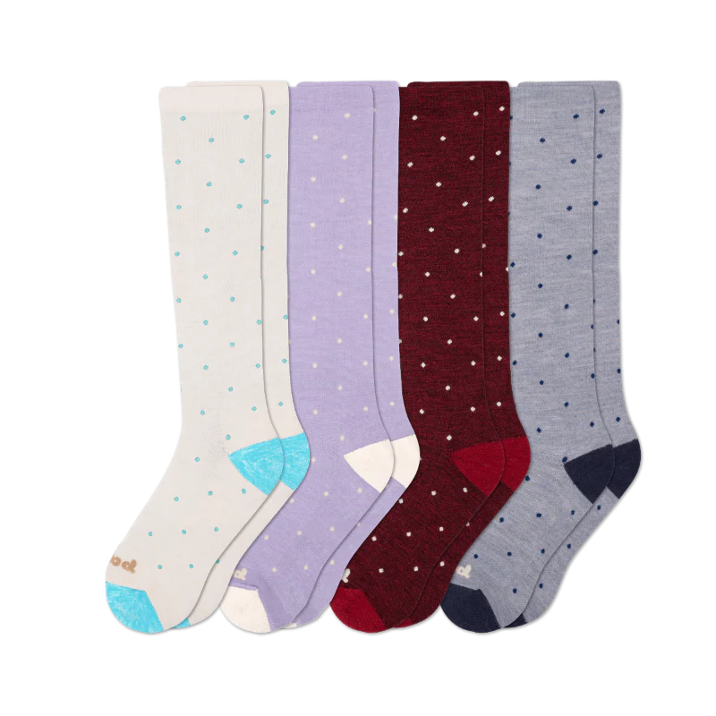 4 Pack - Women's Compression Socks - Image 132