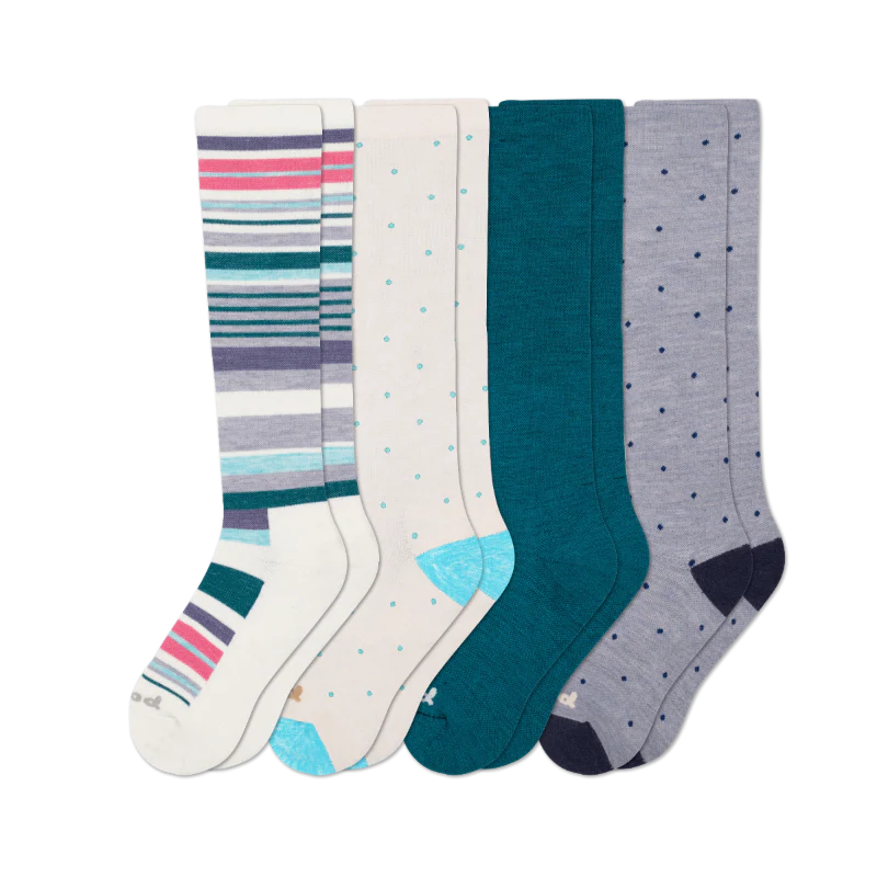 4 Pack - Women's Compression Socks - Image 133