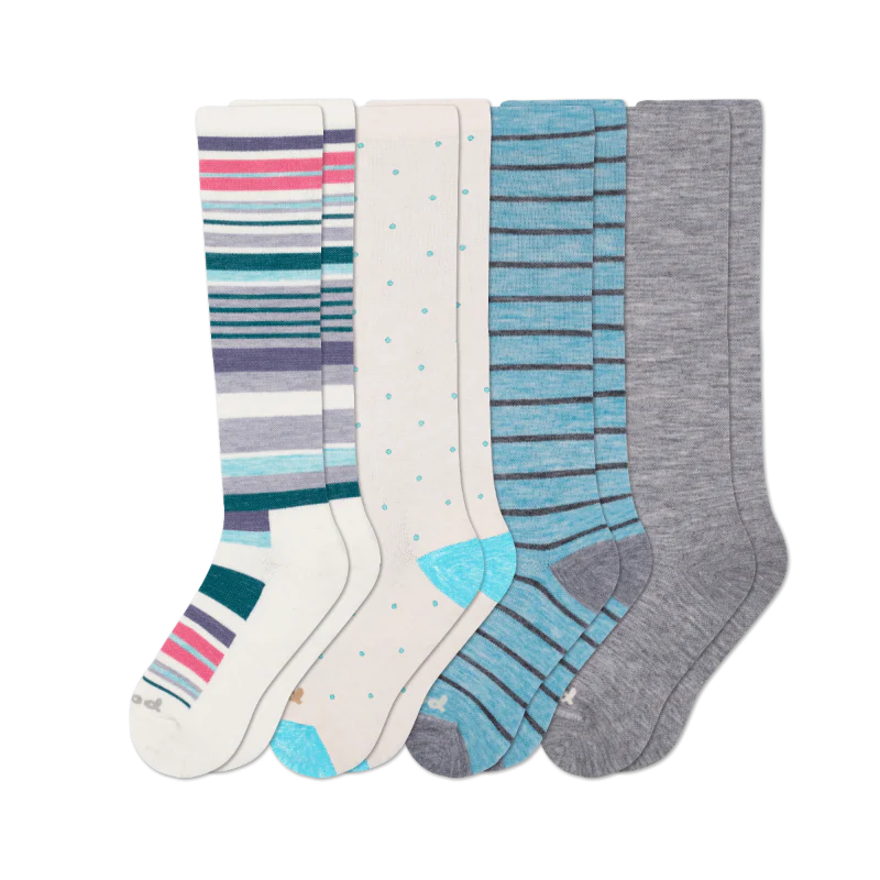 4 Pack - Women's Compression Socks - Image 134