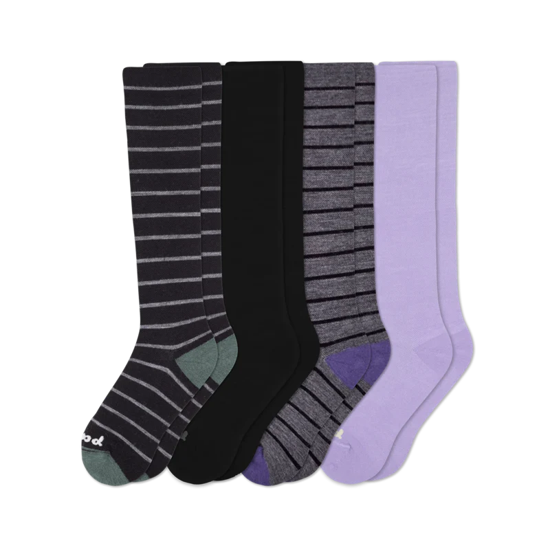 4 Pack - Women's Compression Socks - Image 136