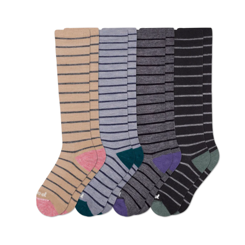 4 Pack - Women's Compression Socks - Image 140
