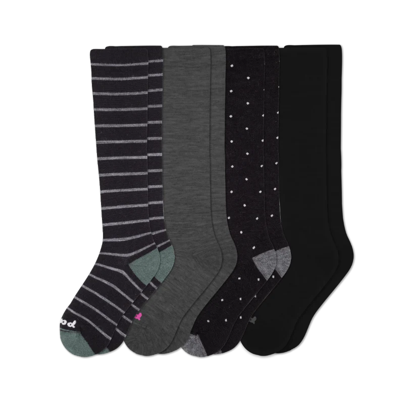 4 Pack - Women's Compression Socks - Image 141