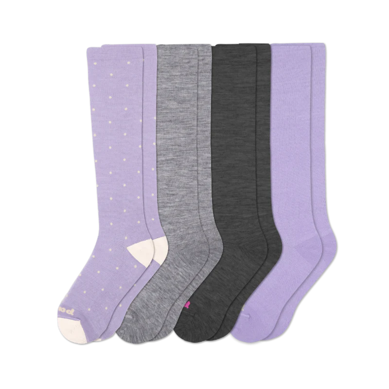 4 Pack - Women's Compression Socks - Image 142