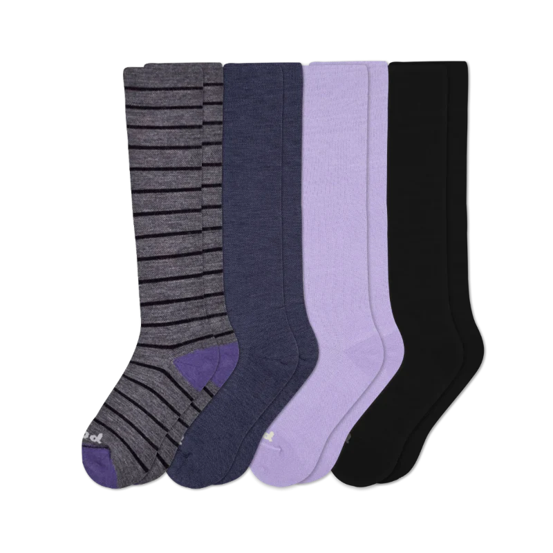4 Pack - Women's Compression Socks - Image 145