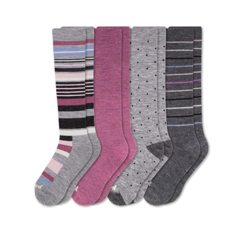 4 Pack - Women's Compression Socks - Image 146