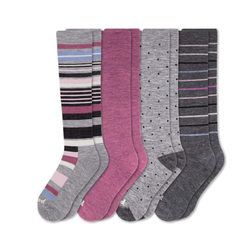 4 Pack - Women's Compression Socks - Image 147