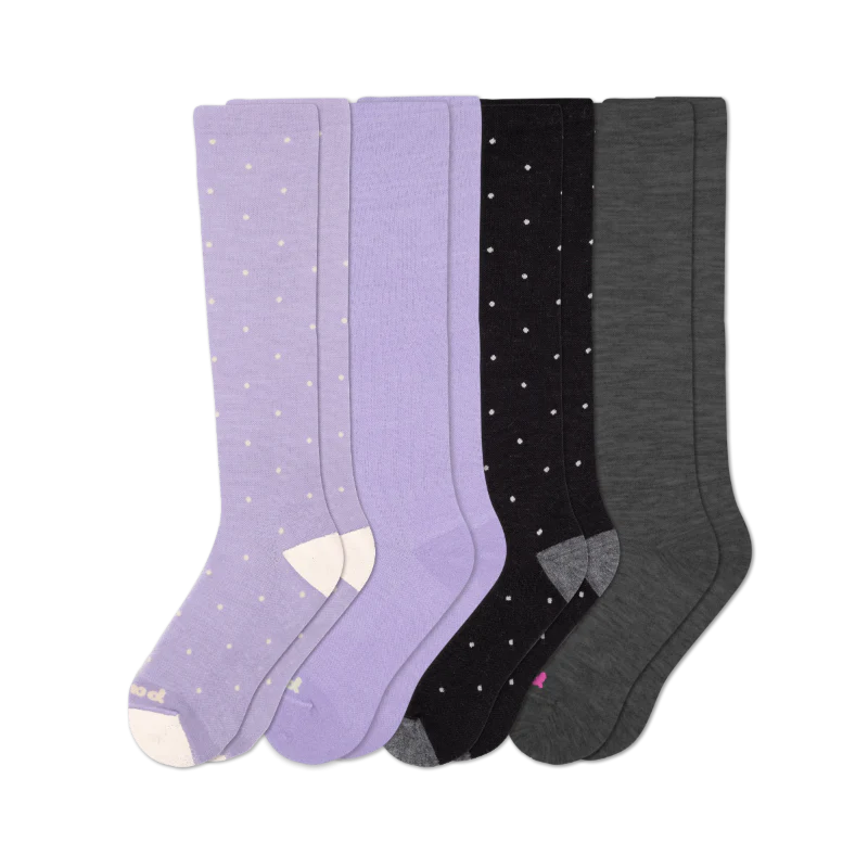 4 Pack - Women's Compression Socks - Image 148