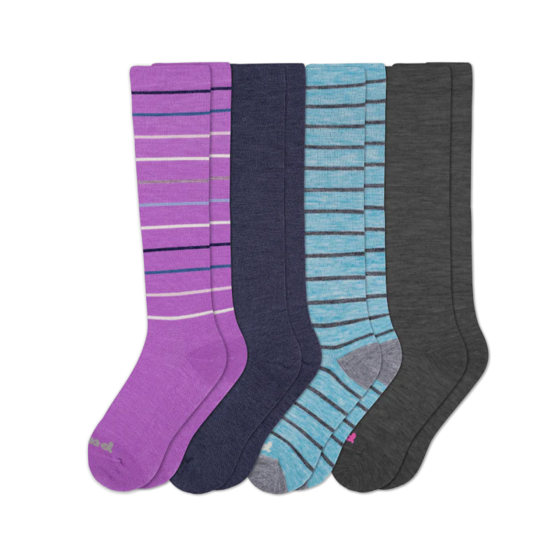 4 Pack - Women's Compression Socks - Image 149