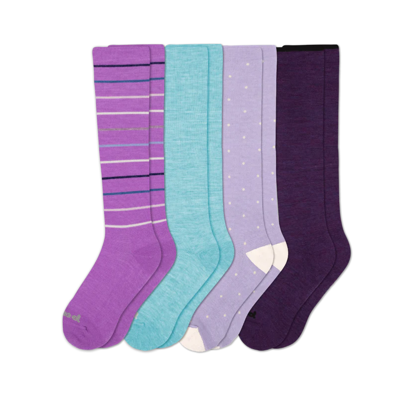 4 Pack - Women's Compression Socks - Image 154
