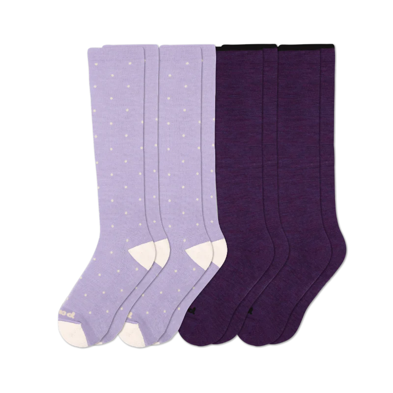 4 Pack - Women's Compression Socks - Image 155