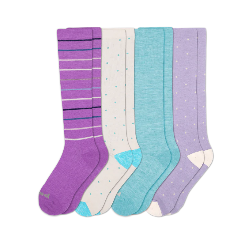 4 Pack - Women's Compression Socks - Image 161