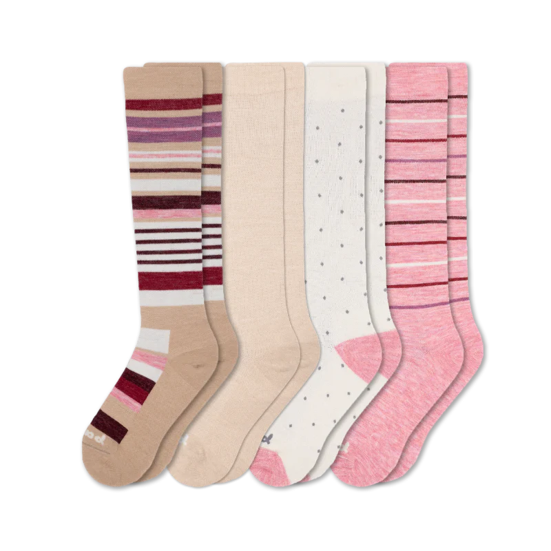 4 Pack - Women's Compression Socks - Image 173