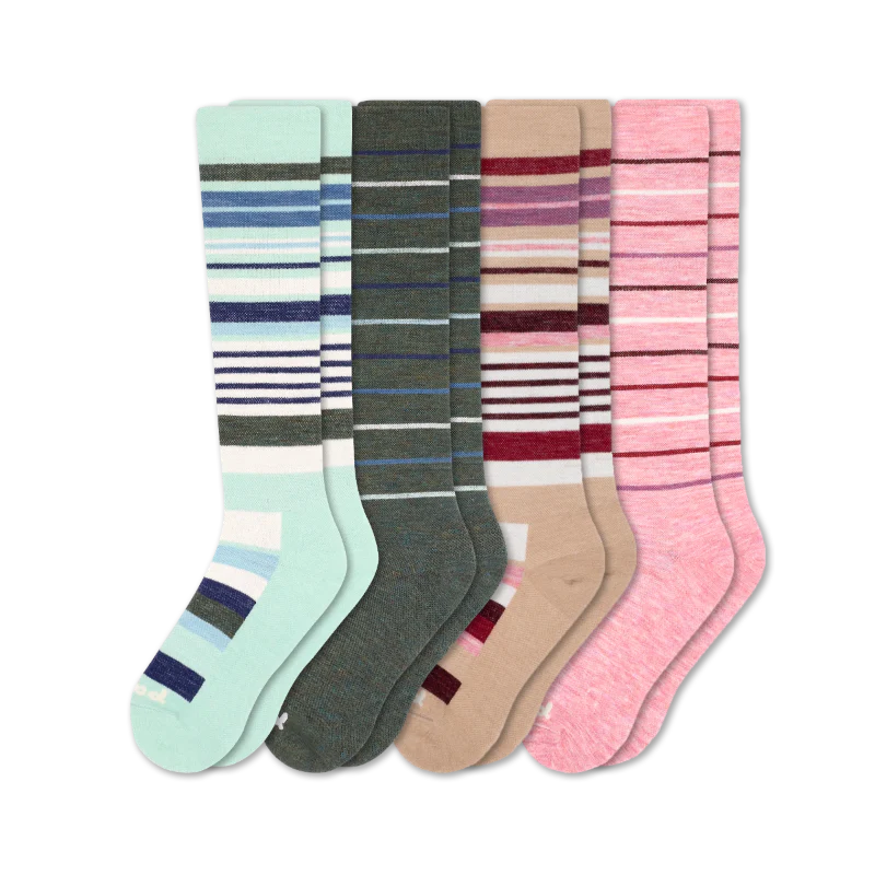 4 Pack - Women's Compression Socks - Image 175