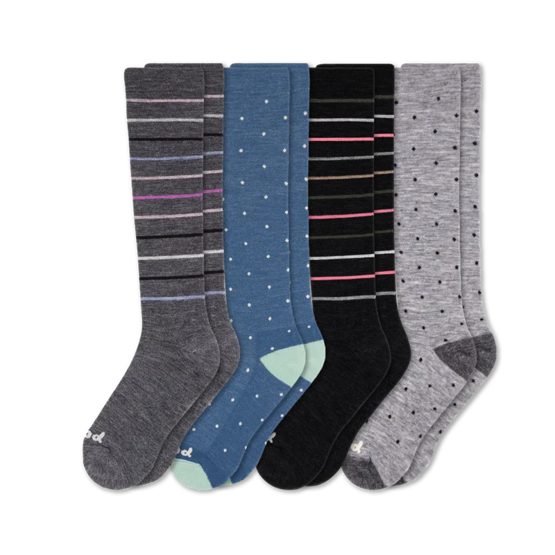 4 Pack - Women's Compression Socks - Image 179