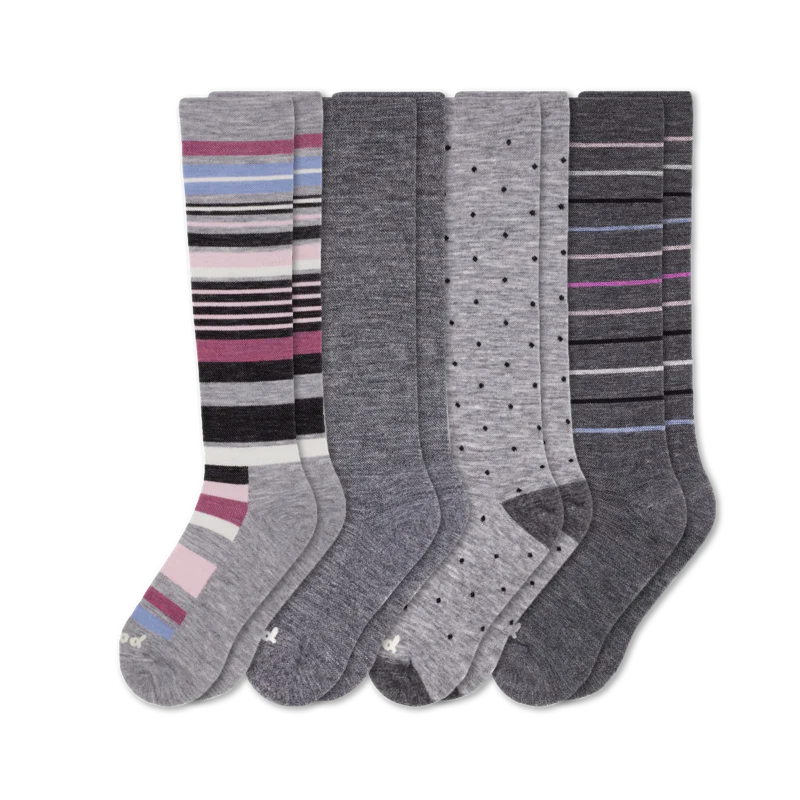 4 Pack - Women's Compression Socks - Image 180