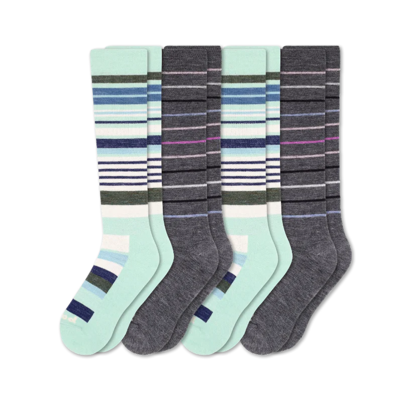 4 Pack - Women's Compression Socks - Image 181