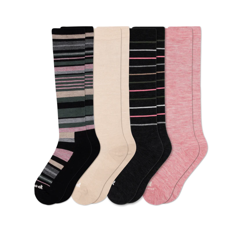 4 Pack - Women's Compression Socks - Image 182