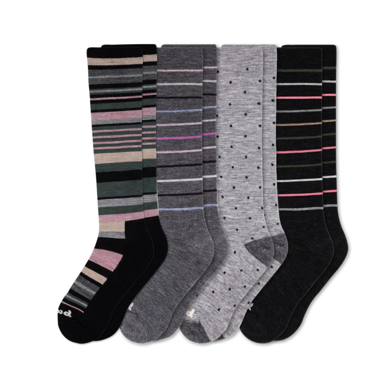 4 Pack - Women's Compression Socks - Image 183