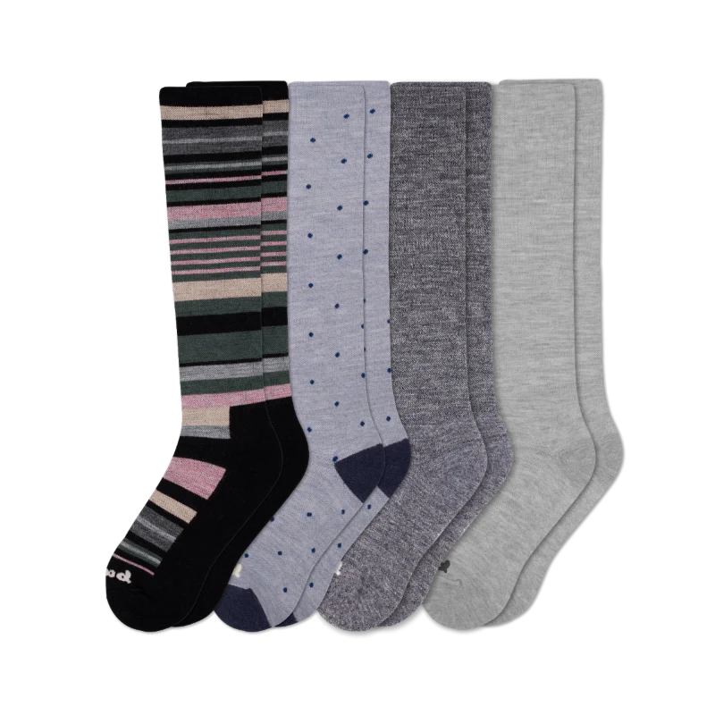4 Pack - Women's Compression Socks - Image 186