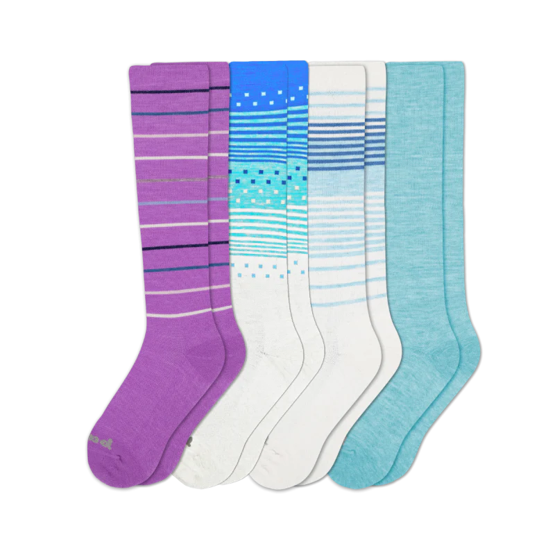 4 Pack - Women's Compression Socks - Image 187