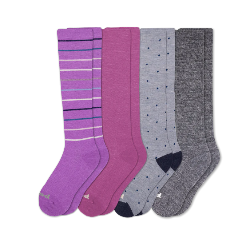 4 Pack - Women's Compression Socks - Image 188