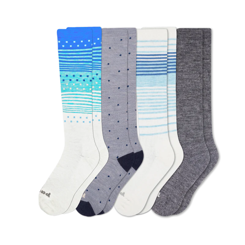 4 Pack - Women's Compression Socks - Image 189