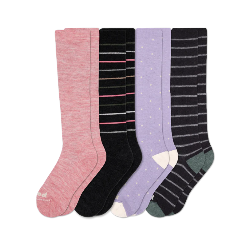 4 Pack - Women's Compression Socks - Image 190