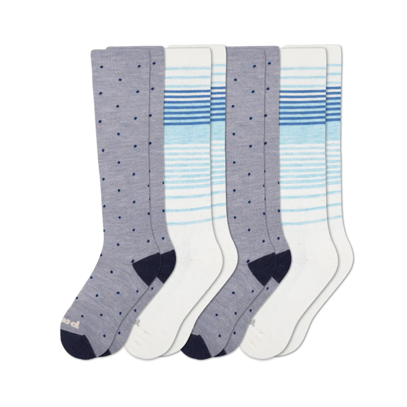 4 Pack - Women's Compression Socks - Image 192