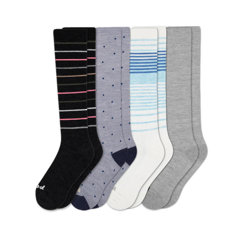 4 Pack - Women's Compression Socks - Image 195
