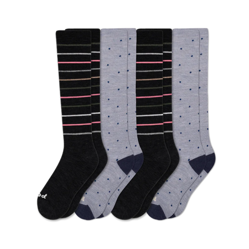 4 Pack - Women's Compression Socks - Image 198