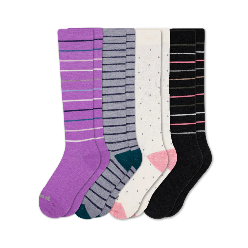 4 Pack - Women's Compression Socks - Image 199