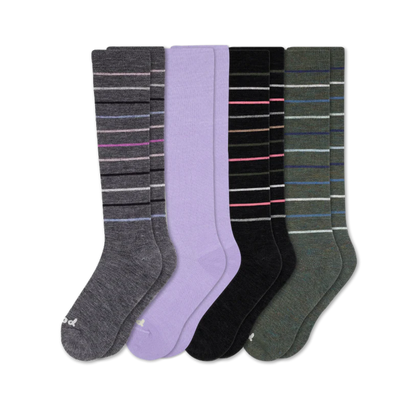 4 Pack - Women's Compression Socks - Image 201