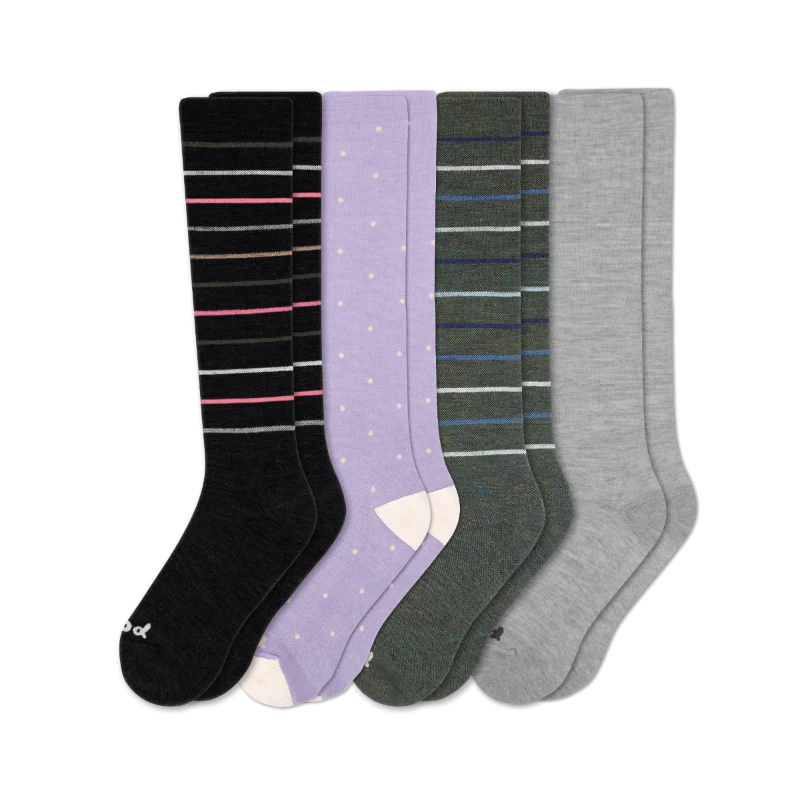 4 Pack - Women's Compression Socks - Image 202