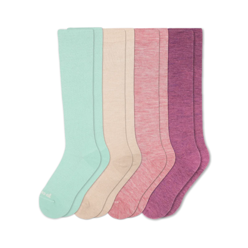 4 Pack - Women's Compression Socks - Image 203