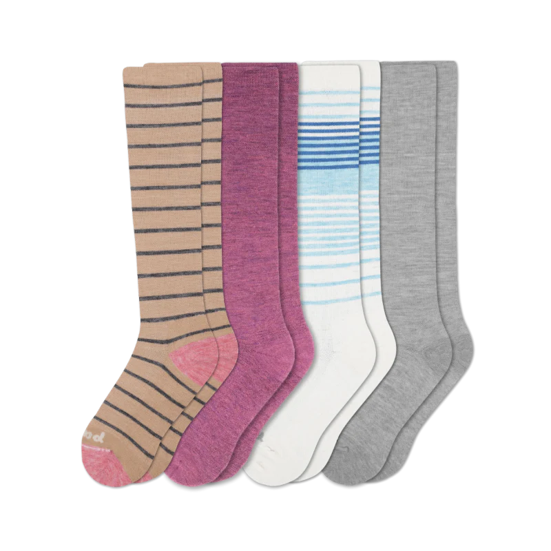 4 Pack - Women's Compression Socks - Image 207