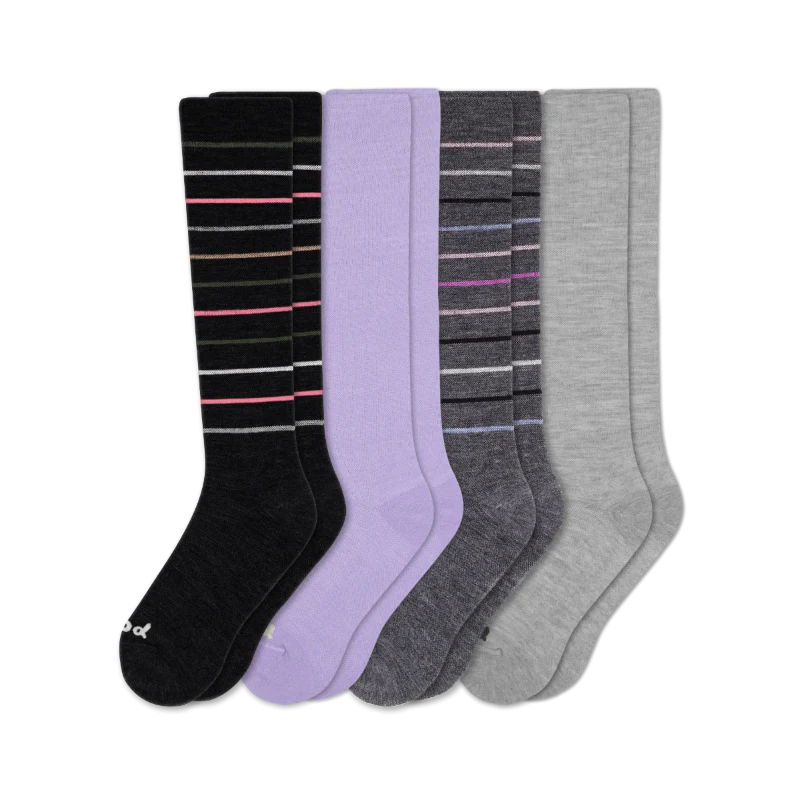 4 Pack - Women's Compression Socks - Image 210