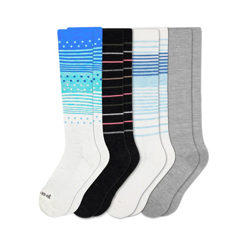 4 Pack - Women's Compression Socks - Image 214