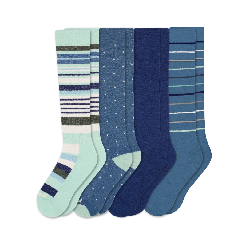 4 Pack - Women's Compression Socks - Image 218