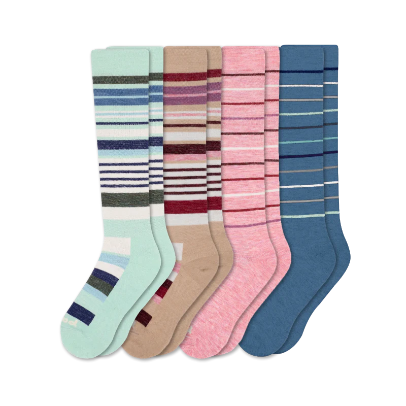 4 Pack - Women's Compression Socks - Image 219