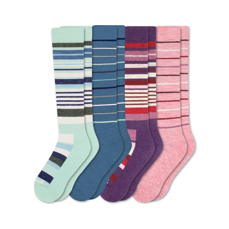 4 Pack - Women's Compression Socks - Image 225