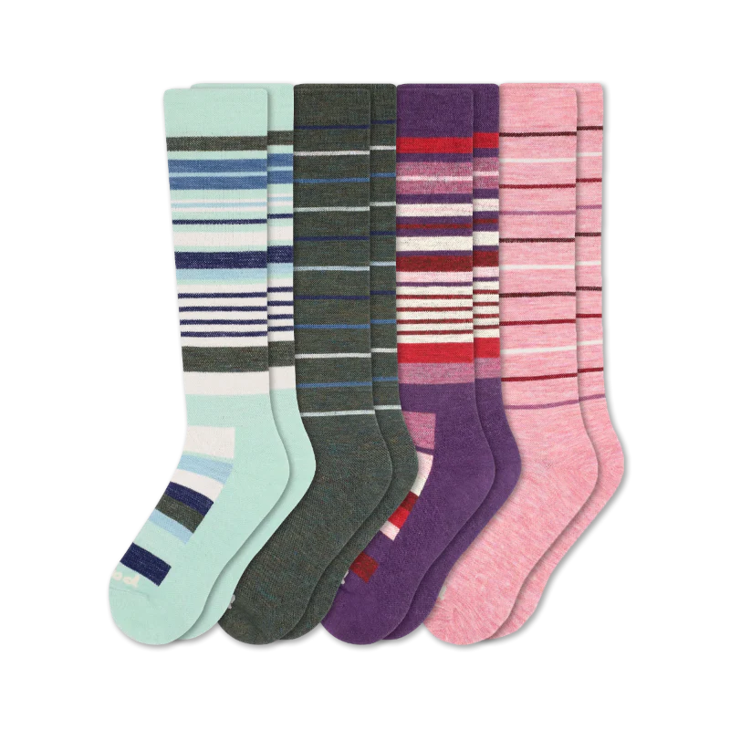 4 Pack - Women's Compression Socks - Image 226