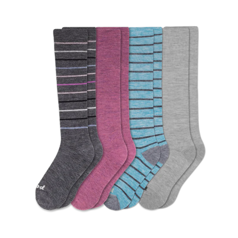 4 Pack - Women's Compression Socks - Image 229