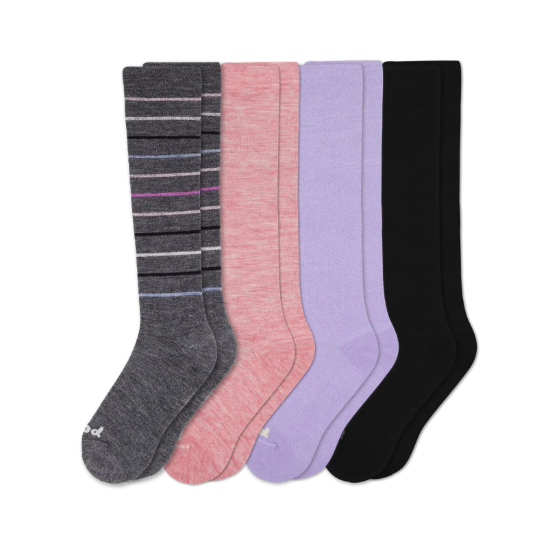 4 Pack - Women's Compression Socks - Image 231