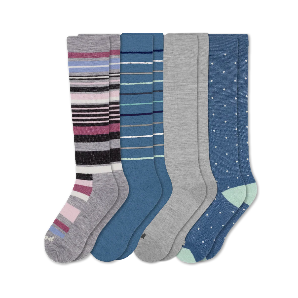 4 Pack - Women's Compression Socks - Image 238
