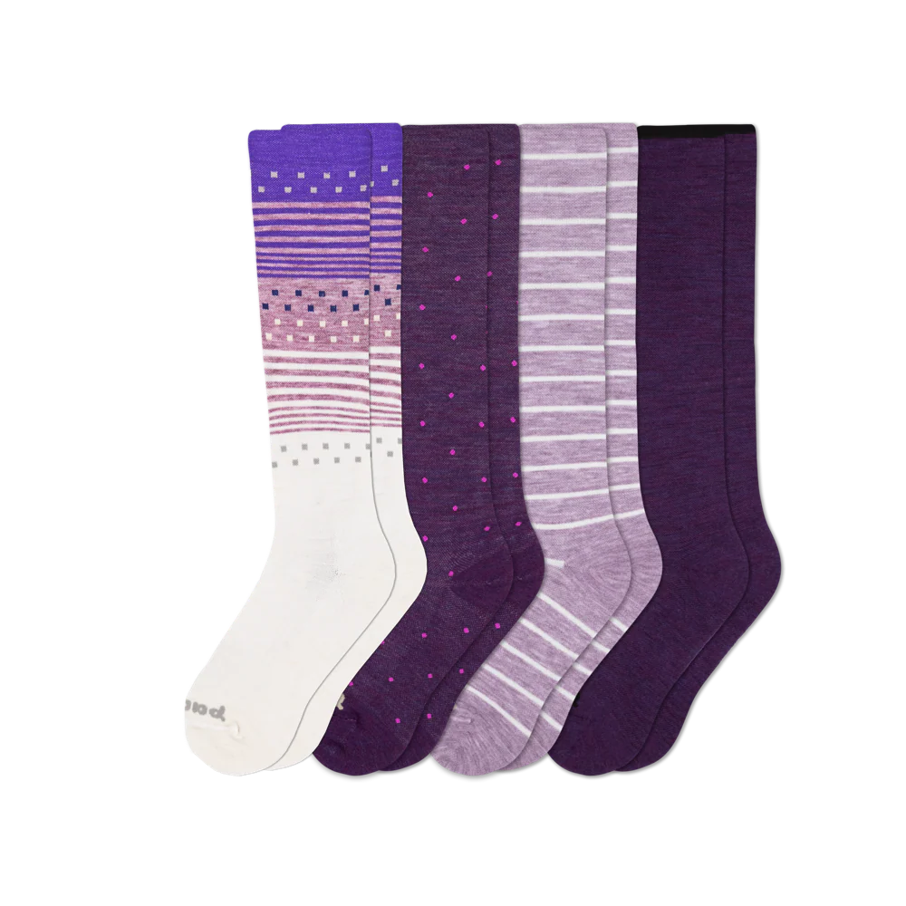 4 Pack - Women's Compression Socks - Image 40