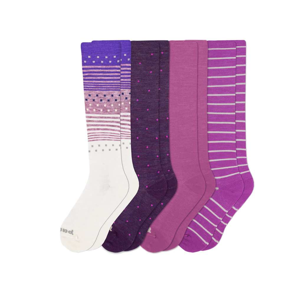 4 Pack - Women's Compression Socks - Image 43